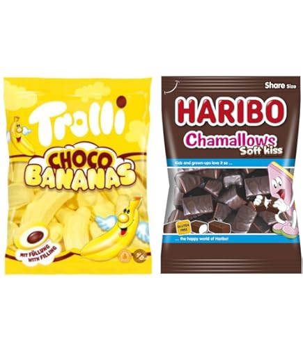 Amazon.co.jp: ハリボー チョコマシュマロ haribo chamallows